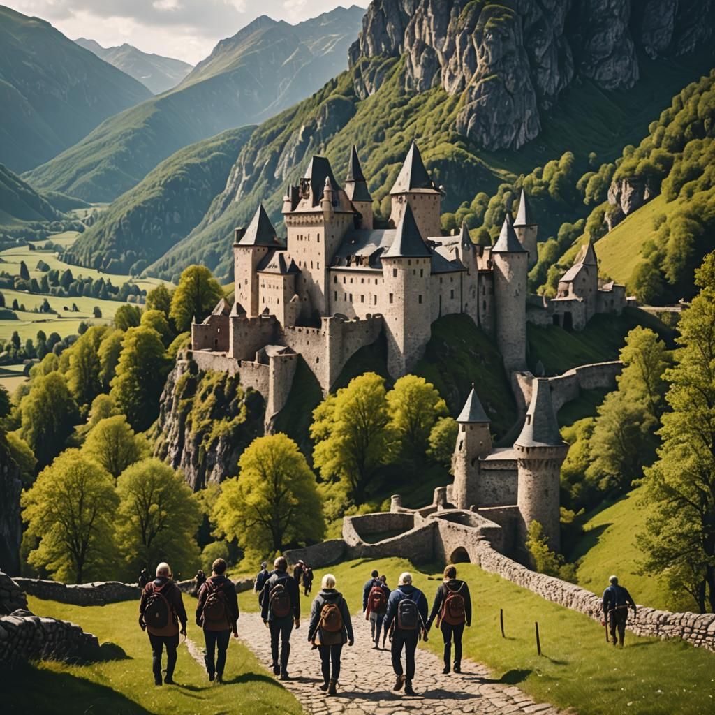 Medieval Castle Visit in Lost Valley: Professional Photograp...