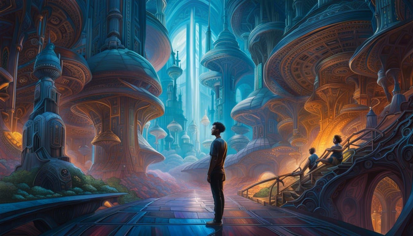 Surreal Mindscape Concept Art in Ethereal Lighting