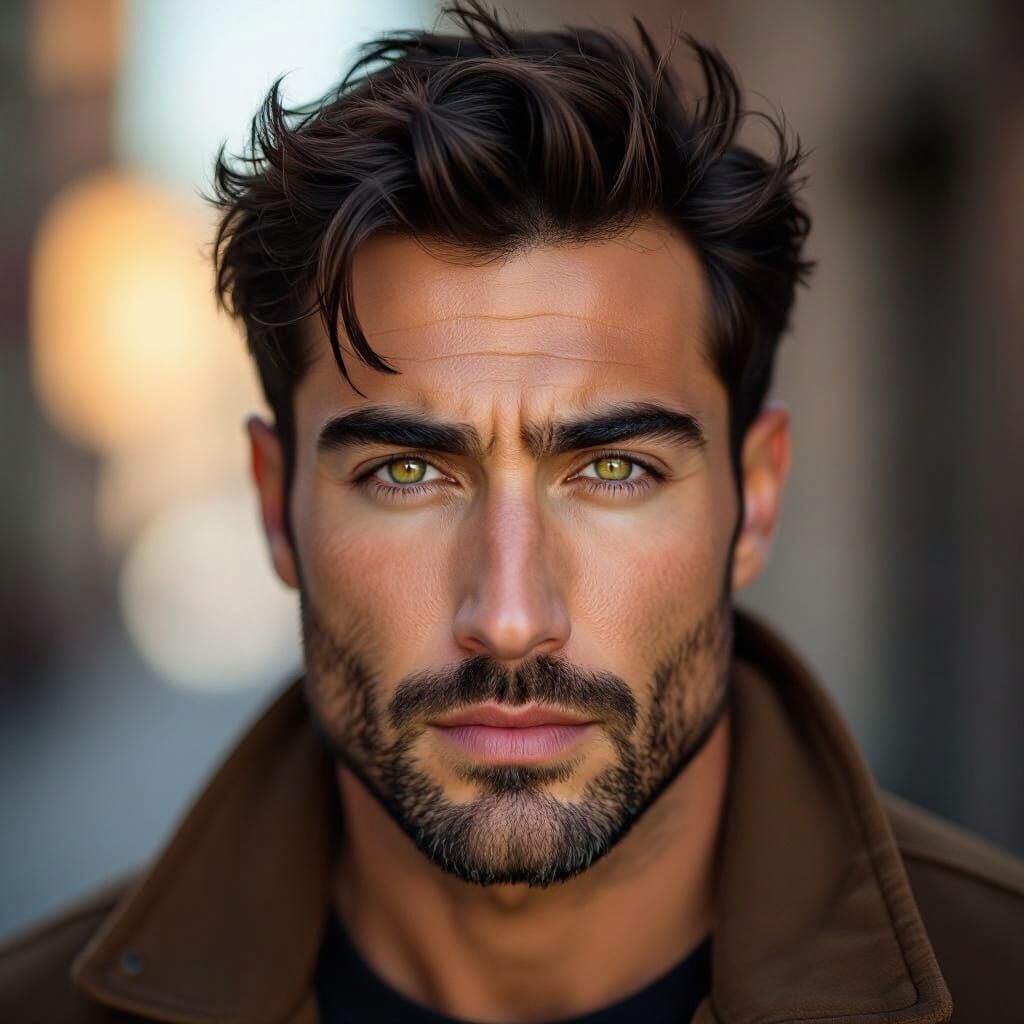 Ultra-Realistic Portrait of a Confident Man