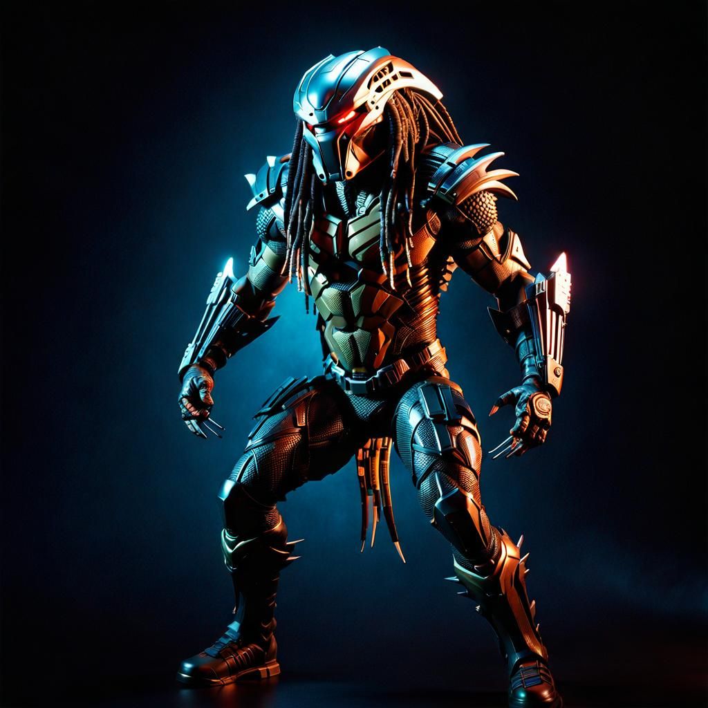 Realistic Predator with Volumetric Lighting