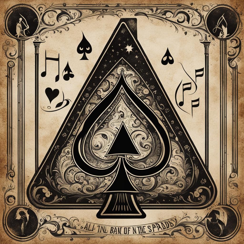 Ace of Spades Rock Music Imagery