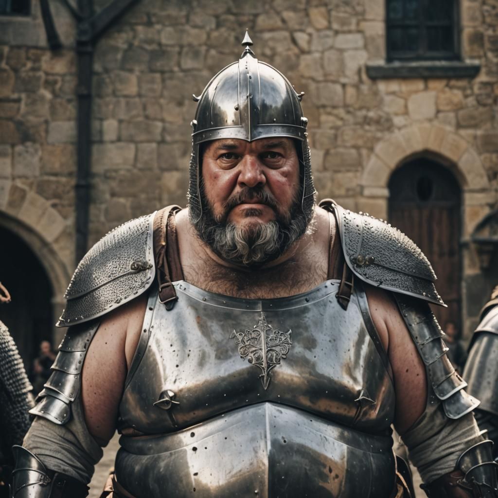 Hyperrealistic Medieval Knight in Cinematic Lighting