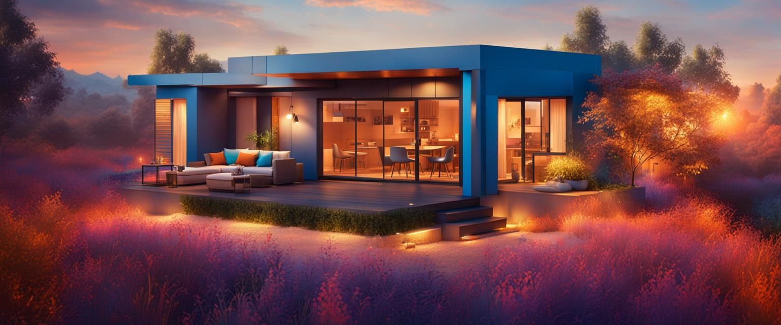 DIY Kit Home in Open Landscape: Splash Art