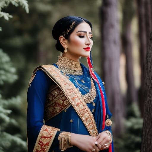 Confident Sarmatian Woman Looks to the Future