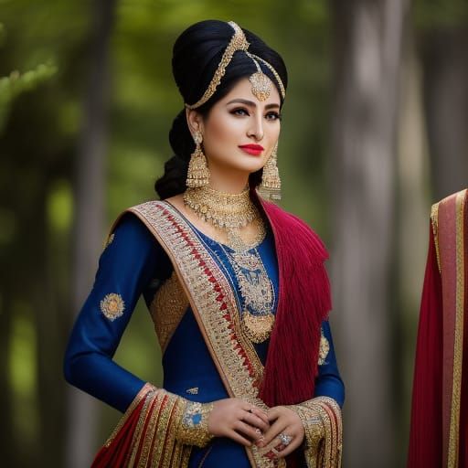 Sarmatian Woman's Confident Gaze into the Future