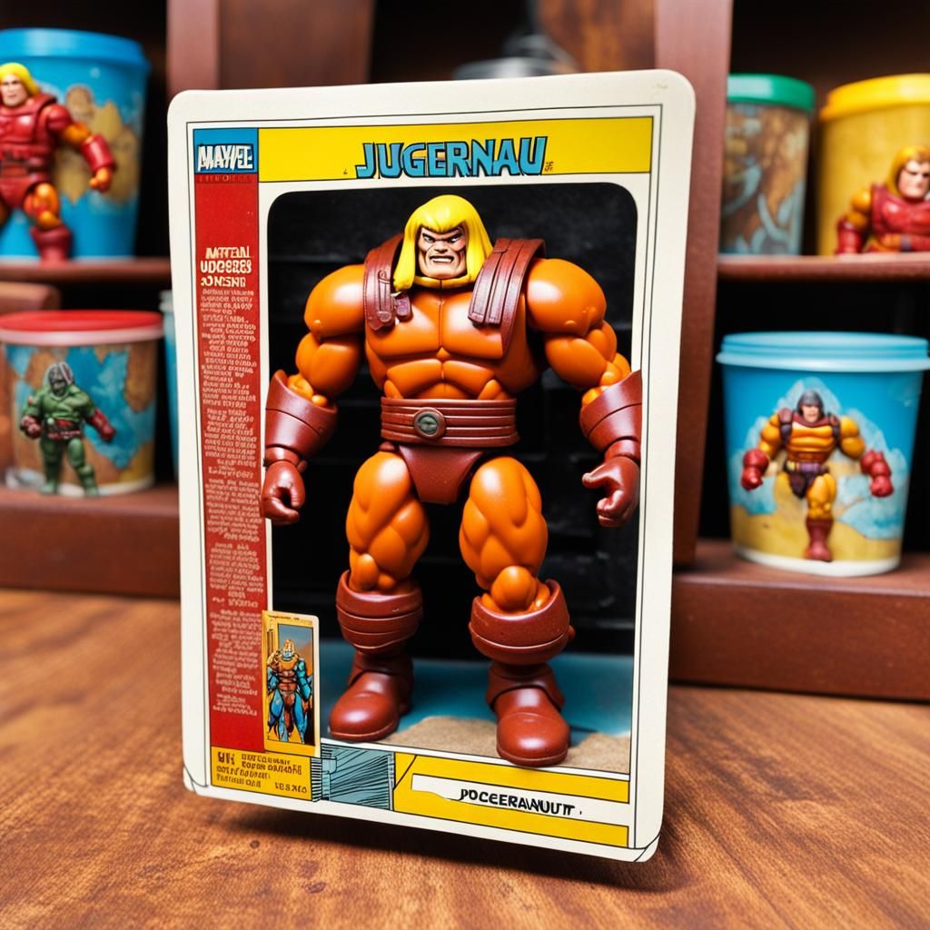 Juggernaut as He-Man-Style 1980s Action Figure