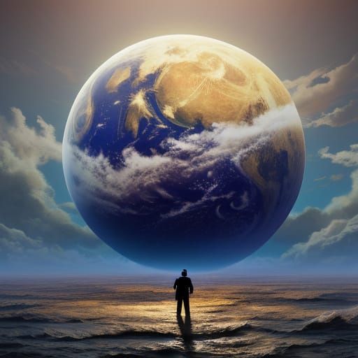 Abstract Dreamscape Generated by AI