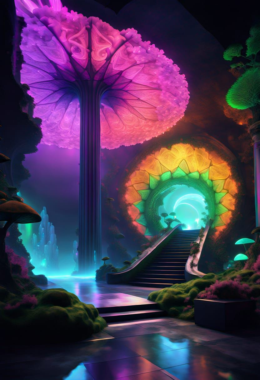 Colossal Bridge Connects Nature and Digital Realms