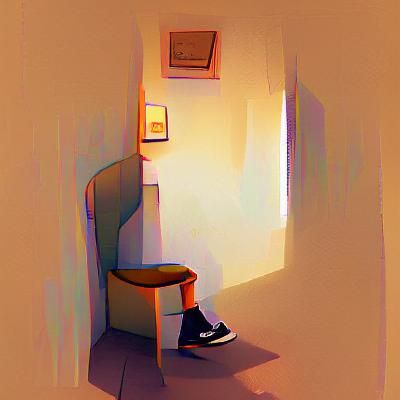 Minimalist Corner Scene