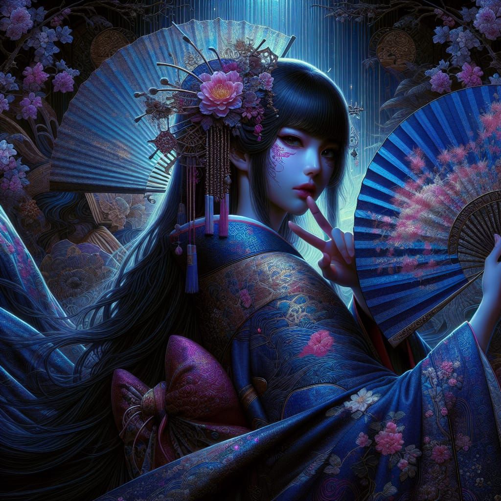 Ame-No-Uzume Inspired Dark Fantasy Dance