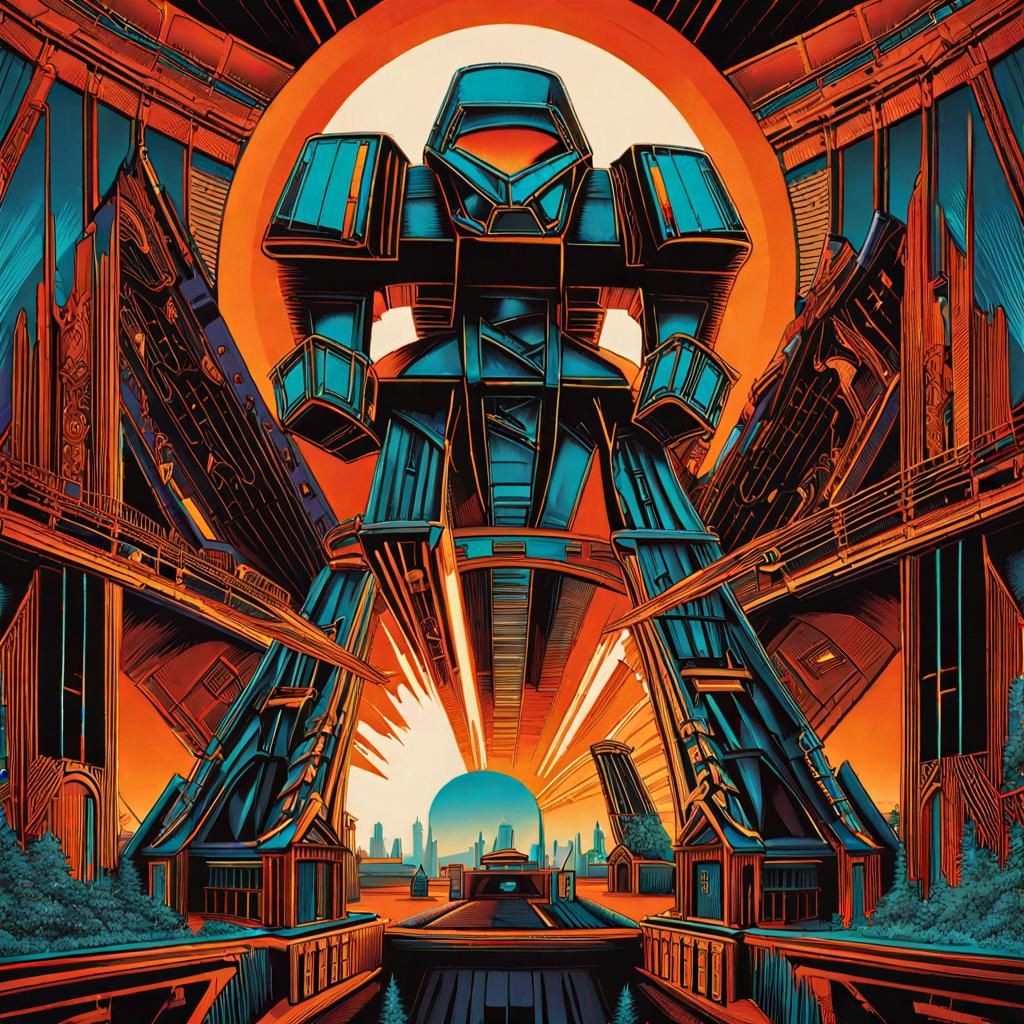 Metallica's Master of Puppets in Art Nouveau Style