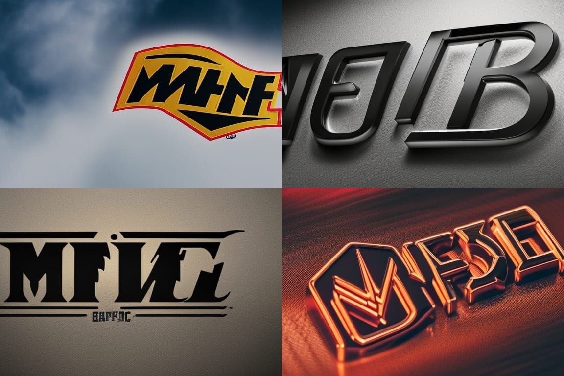 Maif Beer Company Logo in Heavy Metal Style