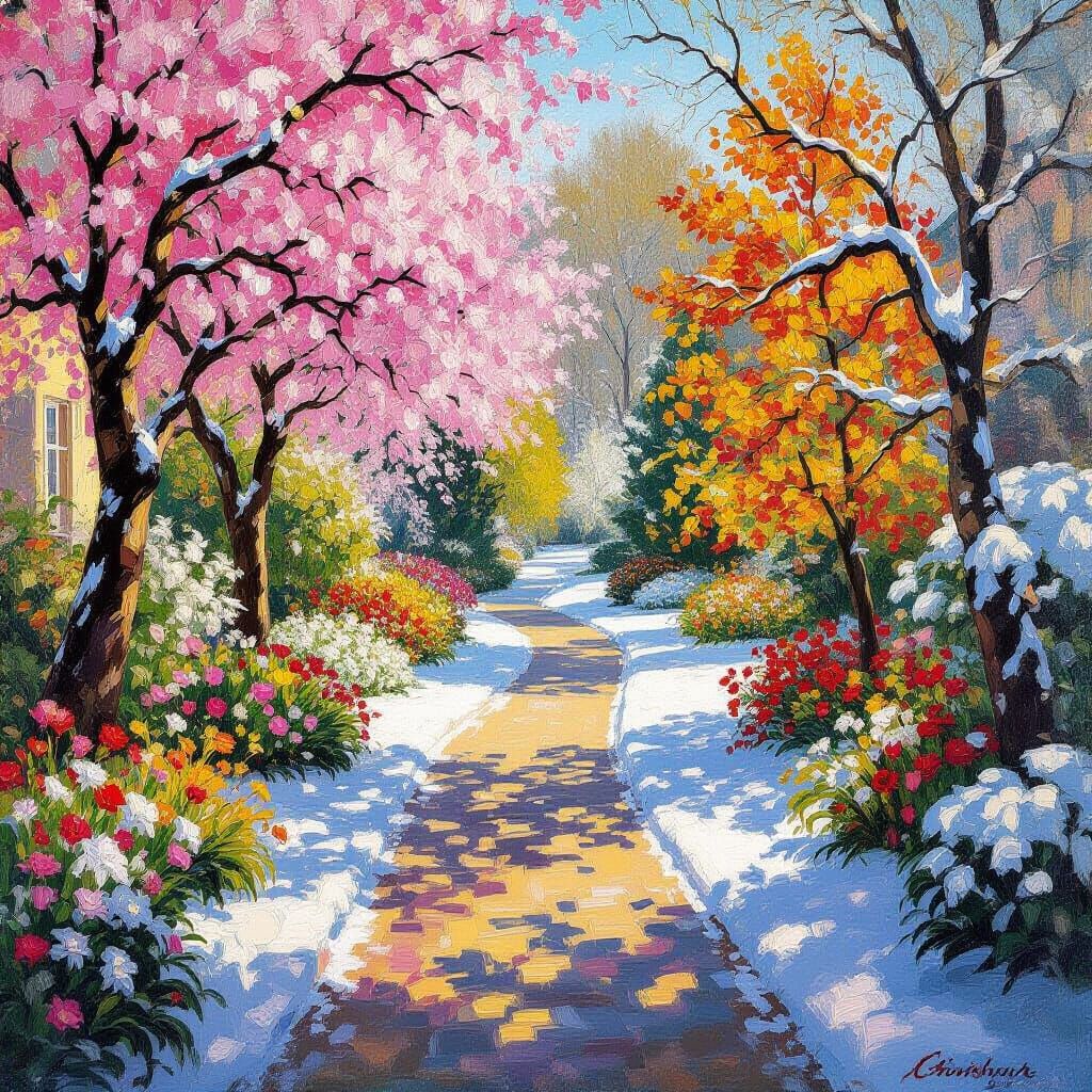 Enchanting Garden Displays All Four Seasons