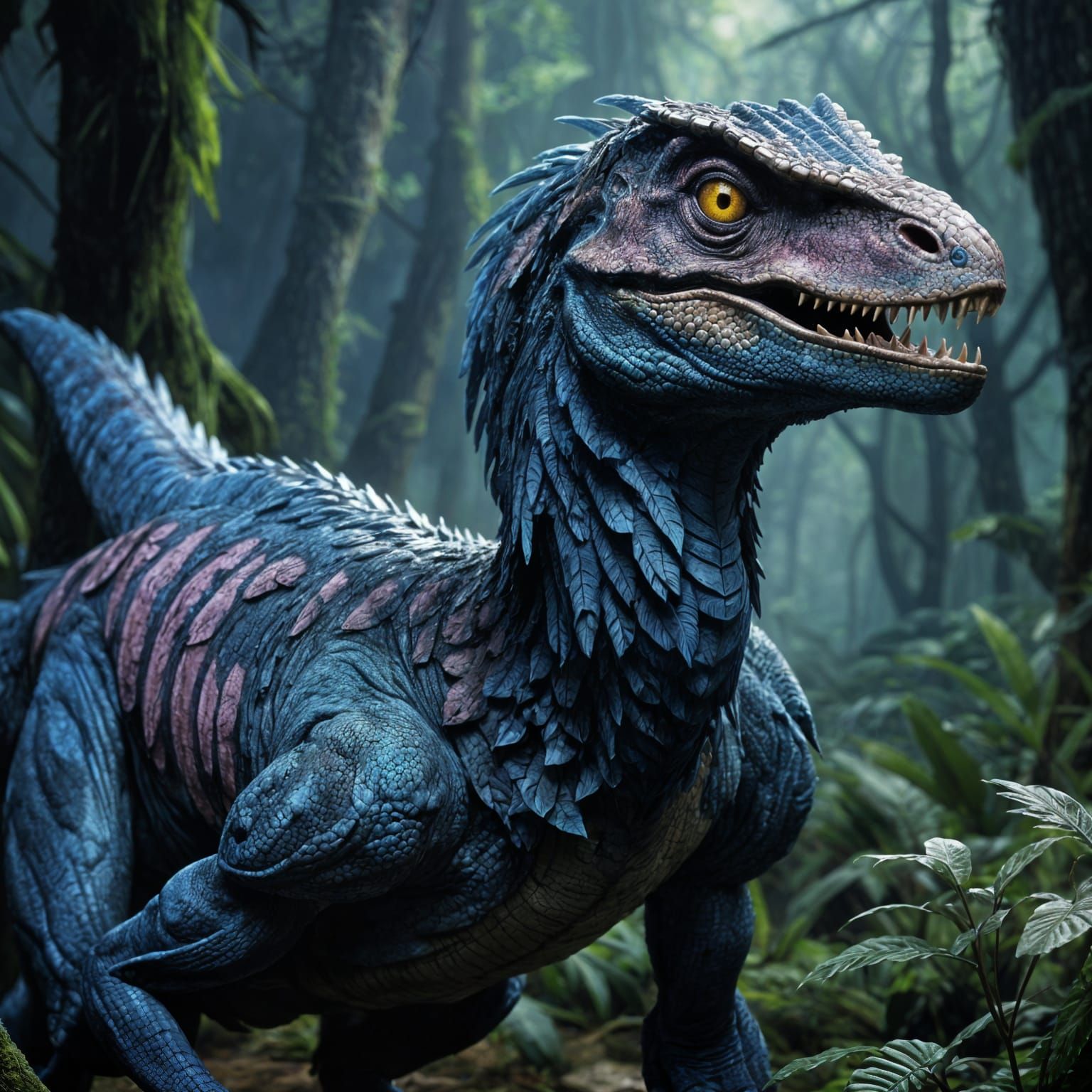 Photorealistic Velociraptor