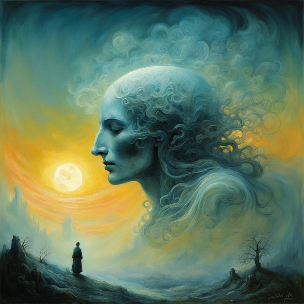 Celestial Ghost in Soft Focus