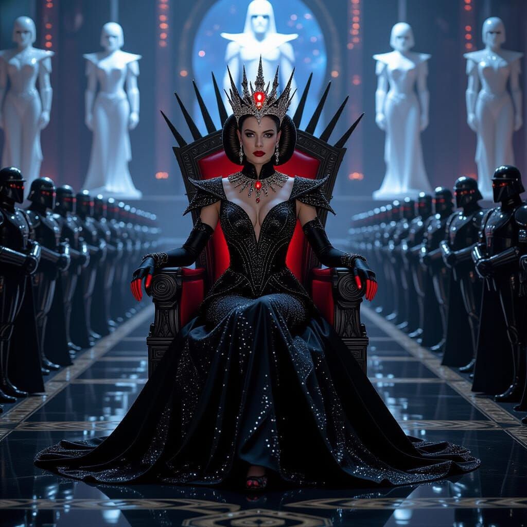 Padmé Amidala as Divine Empress in Diamond Armor
