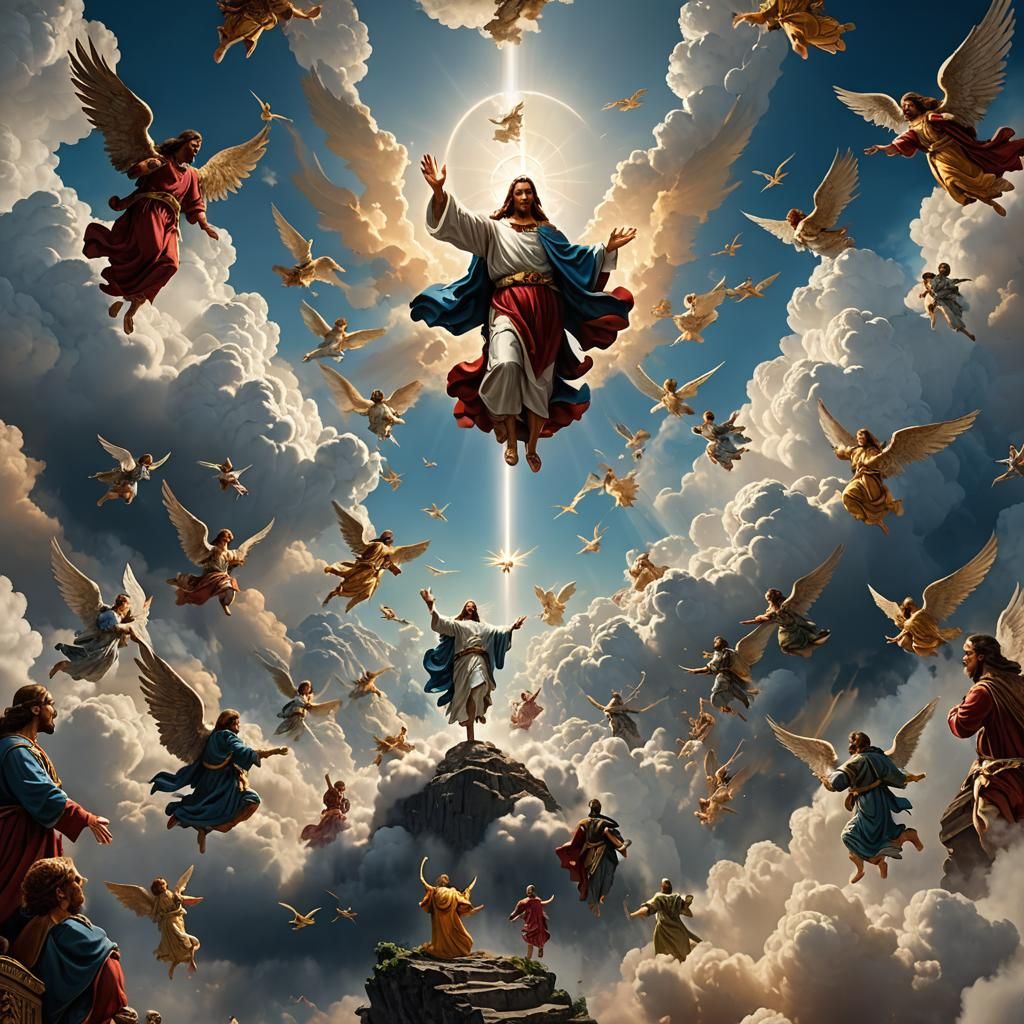 Christ's Descent: A Fantasy Concept Art