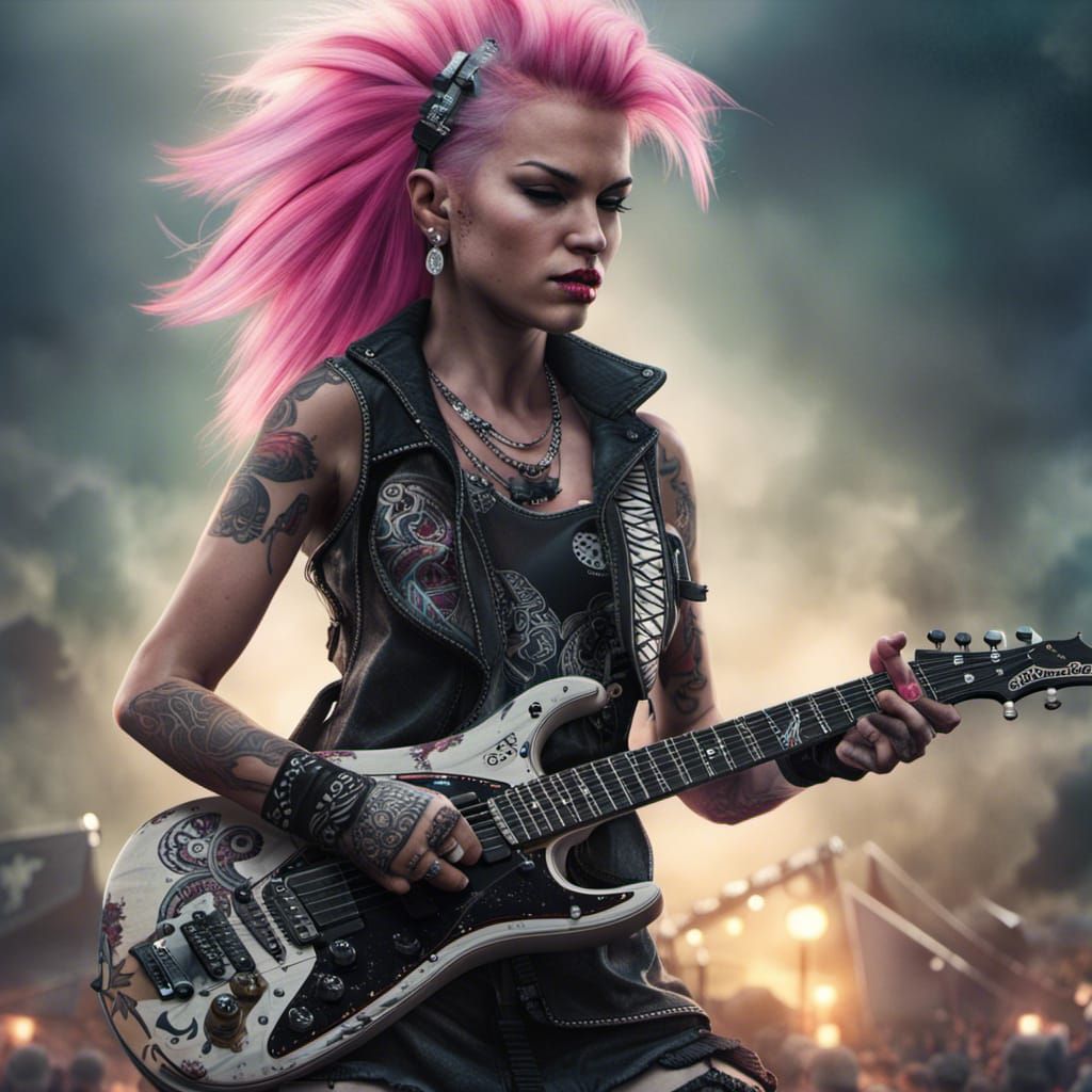 Punk Rock Mattel Doll at Wacken Open Air