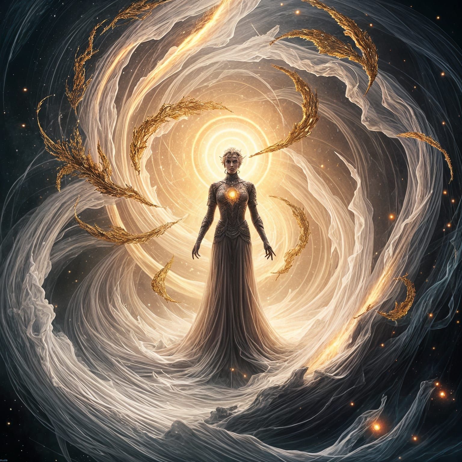 Serenity Embodied in Cosmic Balance