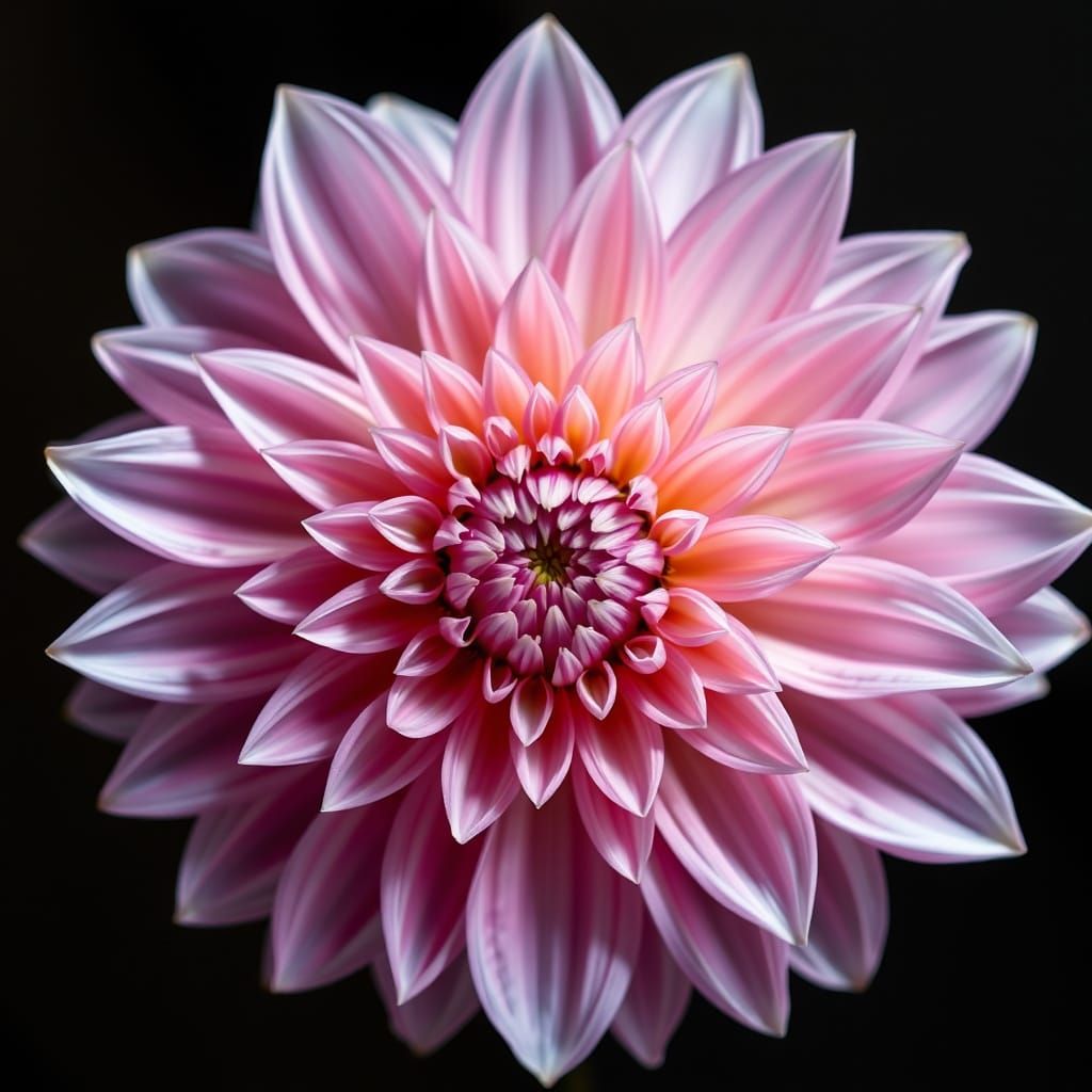 Dahlia in full bloom