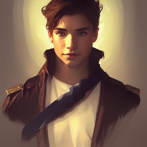 Adventurer Portrait in Hyperdetailed Digital Art Style