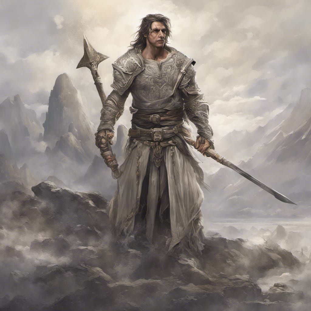 Dalinar Kholin: Hyper-Realistic Warrior Portrait in 8k