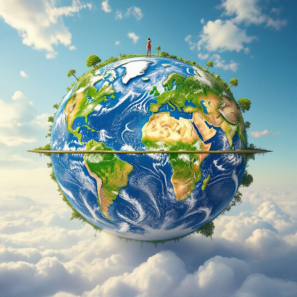 Captivating Upside Down World Landscape