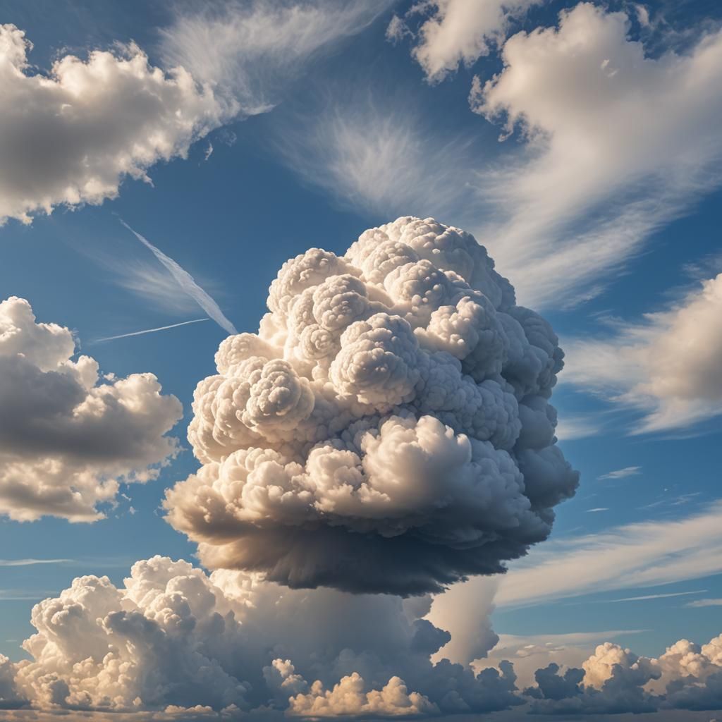 Mysterious Spherical Cloud Hovering