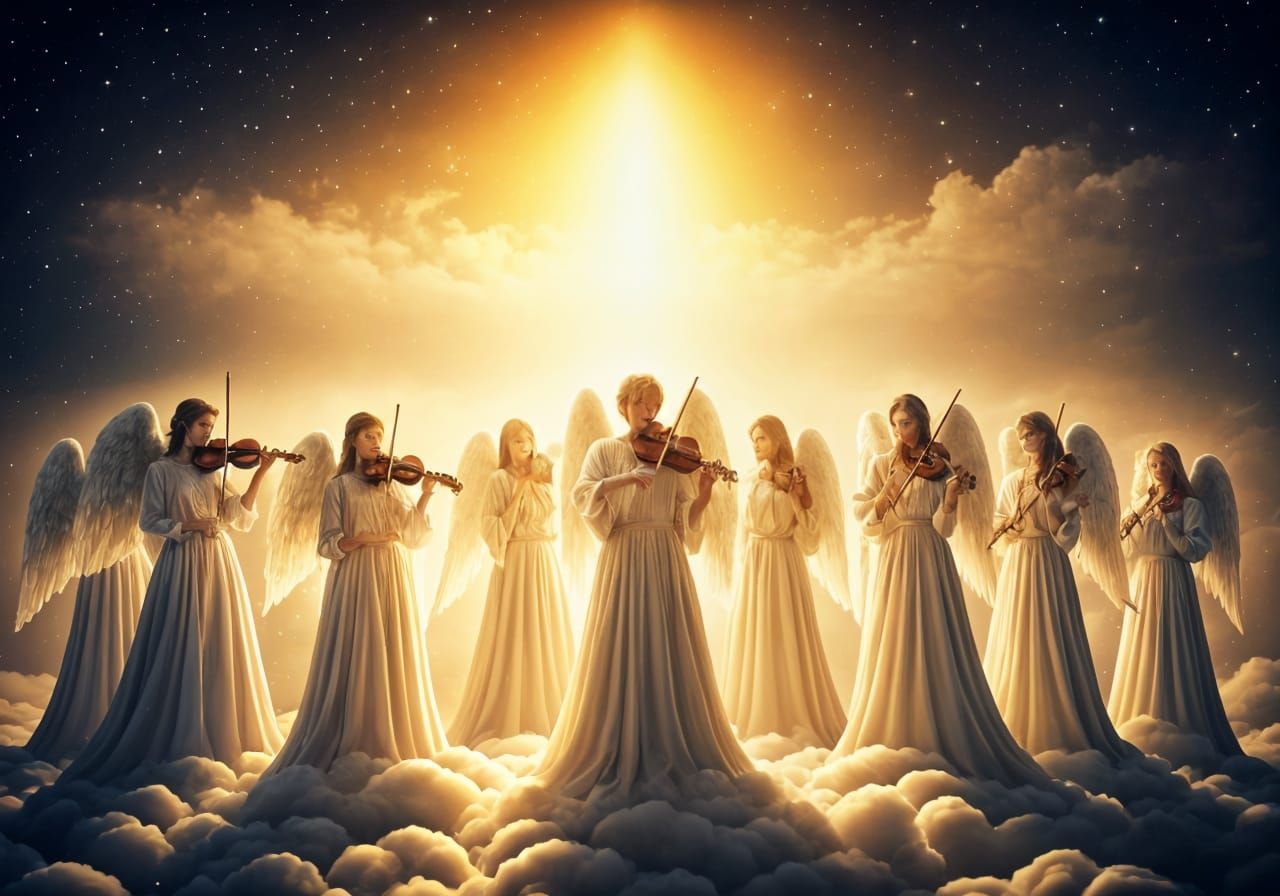 Heavenly Orchestra Performs Under Starlit Skies