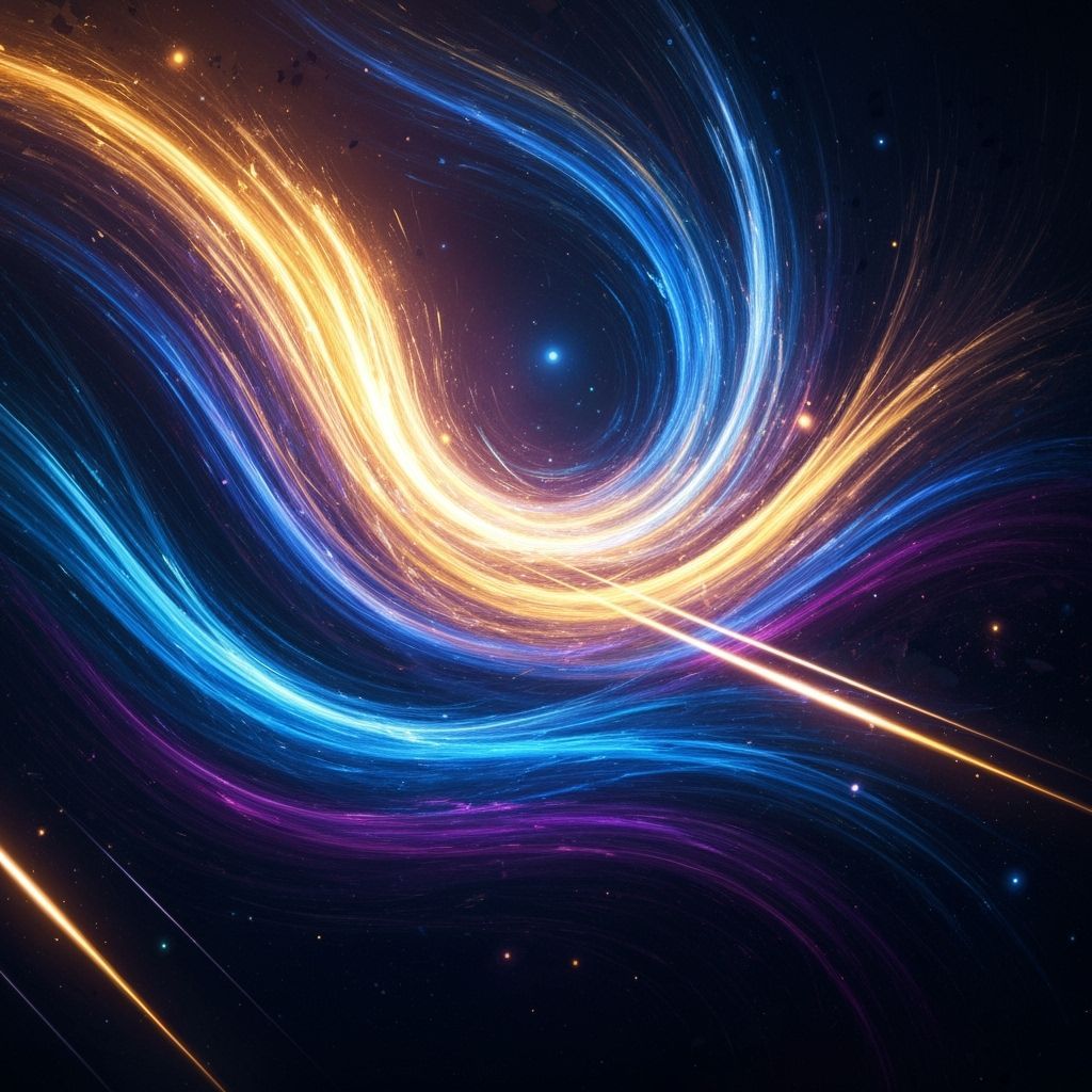 Abstract Wind of Change Song Visualized in Vibrant Colors