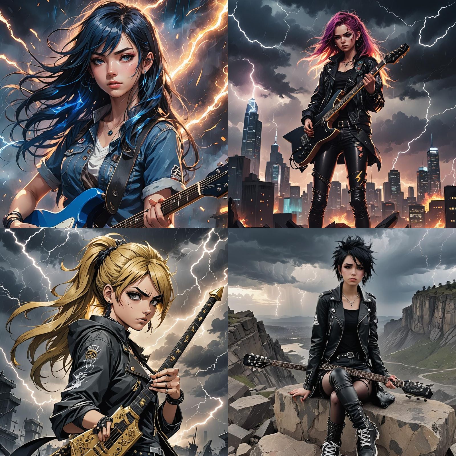 Fierce Zeus Cabin Counselor: A Digital Portrait