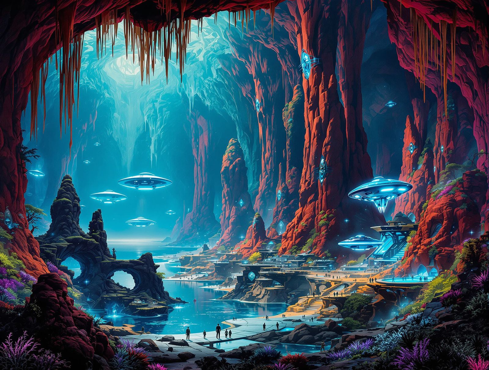 Alien Ocean World Beneath Martian Surface