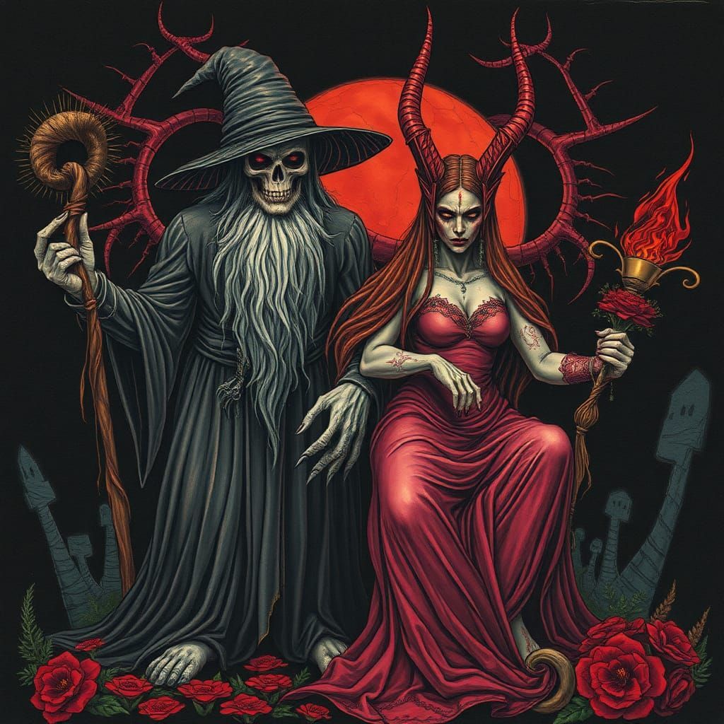 Encaustic Wizard vs. Mother Nature Nightmare