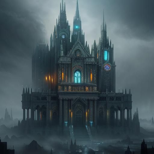 Diamond Ecto-1: Epic Cinematic Digital Art