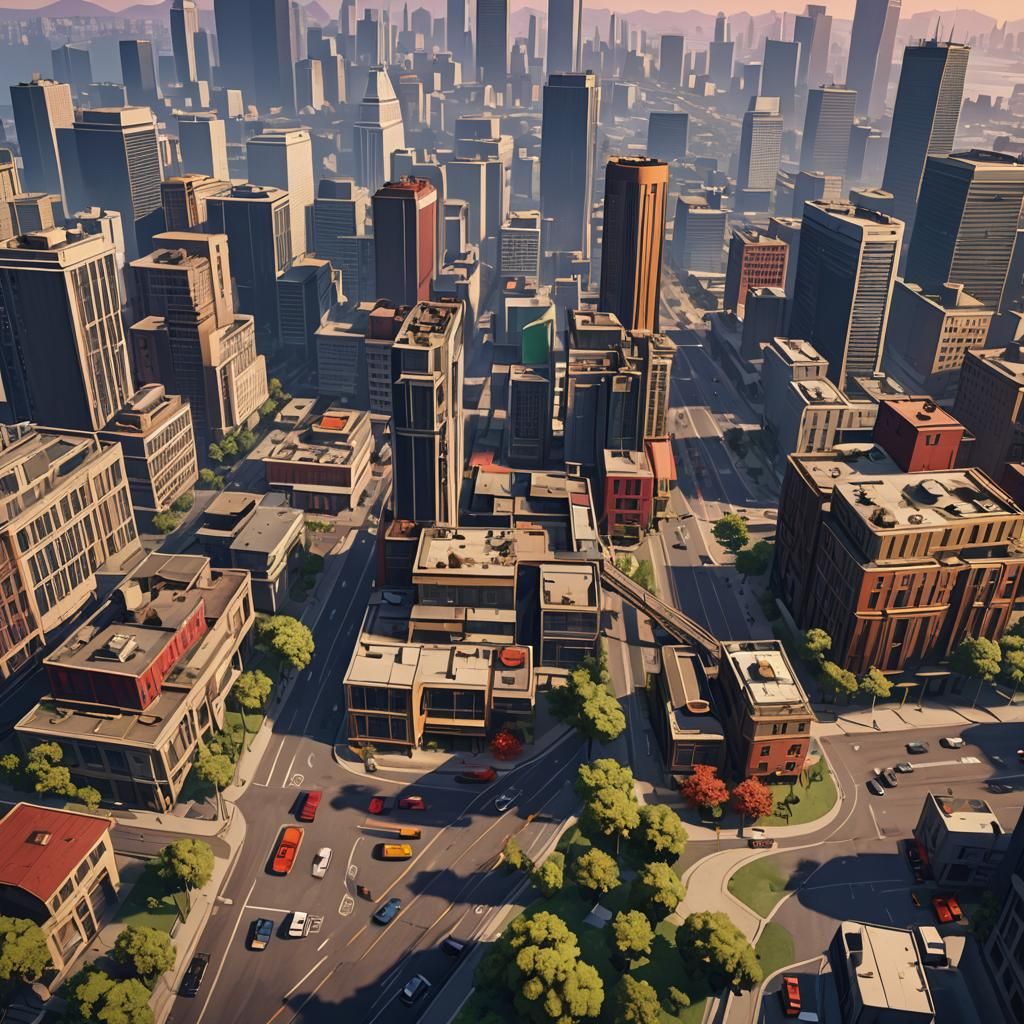 Fantastical Detailed Matte Painting in Deep Color