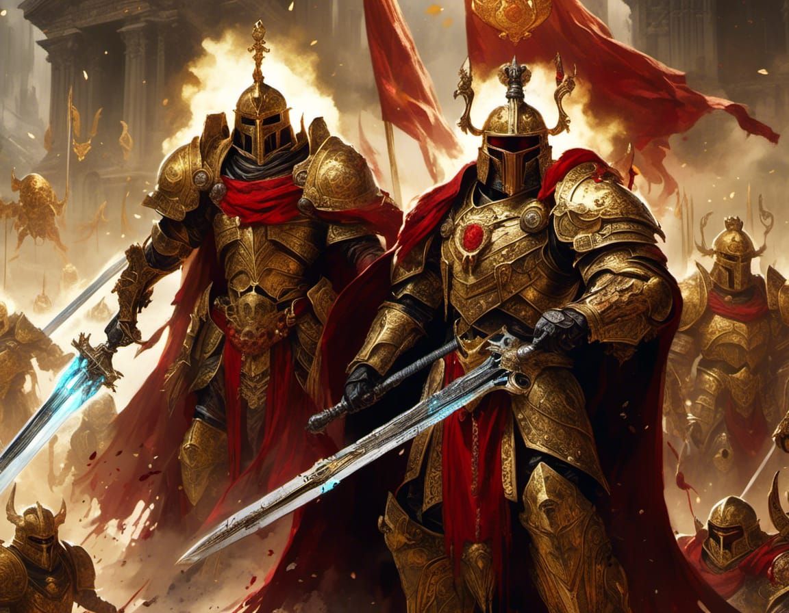 Adeptus Custodes in Sci-Fi Battlefield