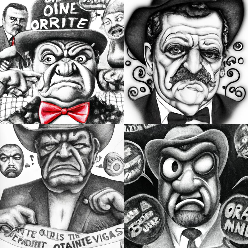 Hyperdetailed Charcoal Drawing: Otis' Karmic Vengeance