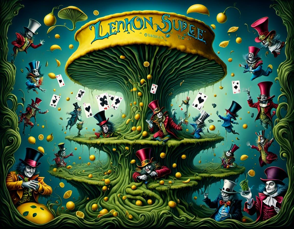 willy wonka's mushroom lemonade factory