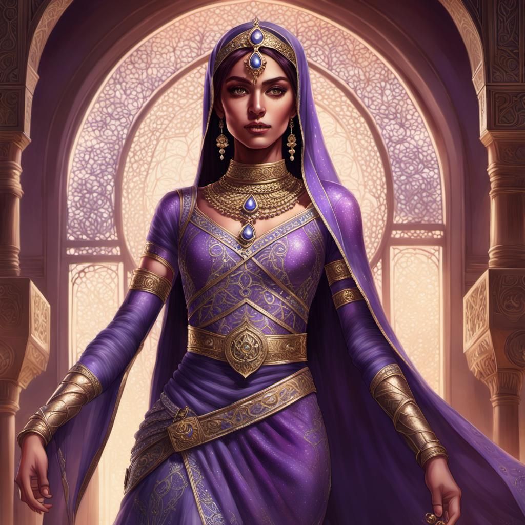 Stunning Portrait of an Arab Princess