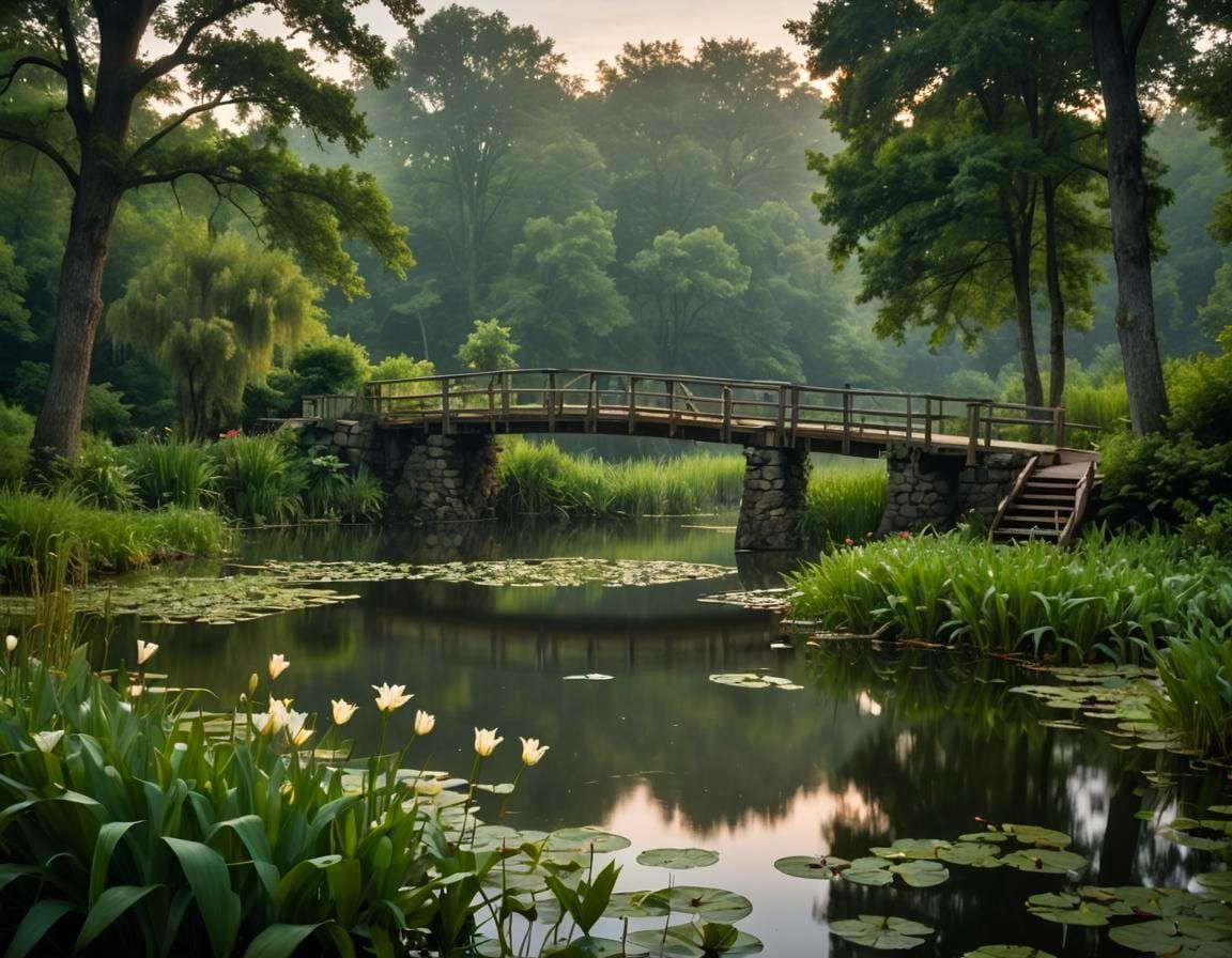 Pennsylvania Pond: Long Exposure Photography at Twilight