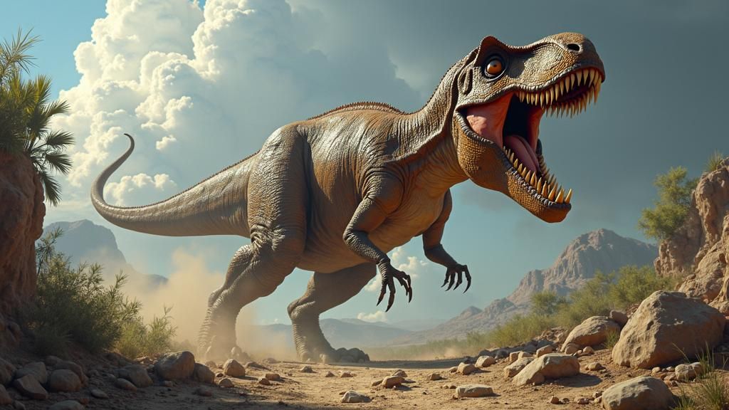 Ferocious T-Rex Approaching