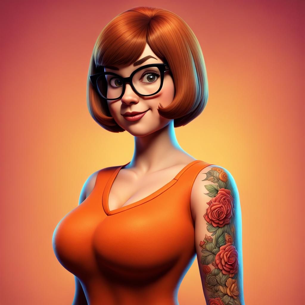 Velma Reimagined as 3D Digital Art