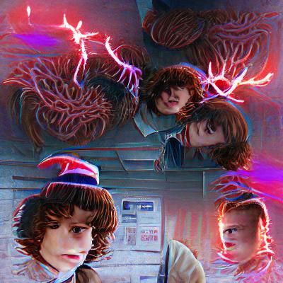 AI Interpretation of 'Stranger Things'