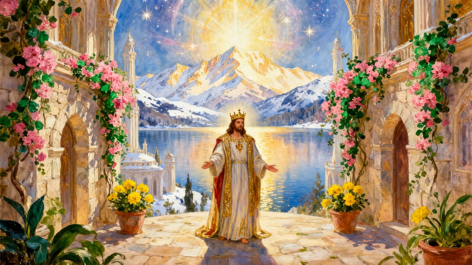 Jesus as King in a Heavenly Kingdom