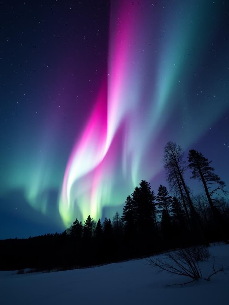 Heart-Shaped Aurora Borealis Lights Up the Sky