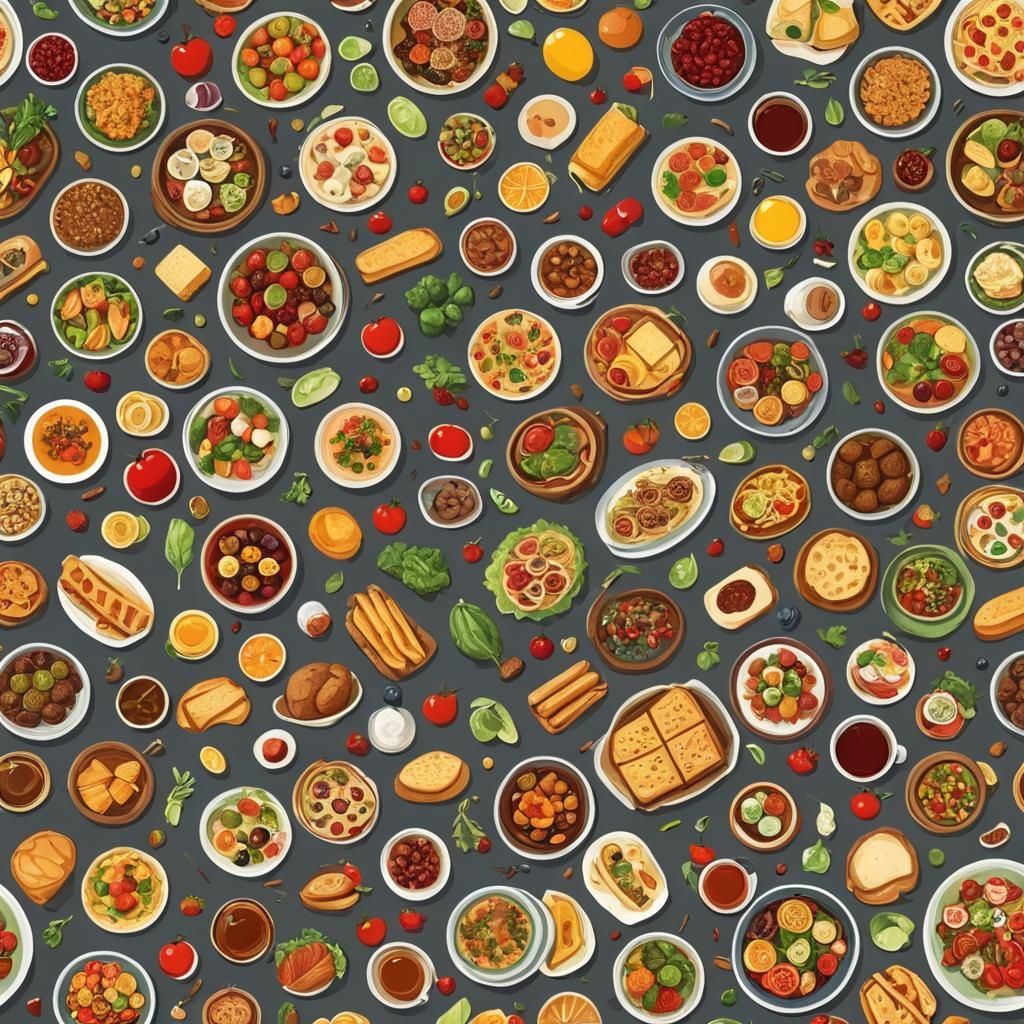 Countable and Uncountable Foods Visualized