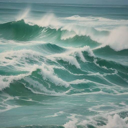 Abstract Seafoam Texture on Sandy Beach