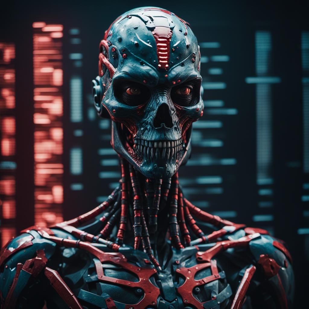 Surreal Humanoid Figure in Cinematic Style