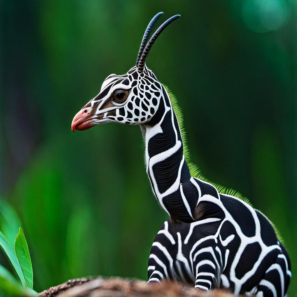 AI Interpretation of Heart and Bison Emojis