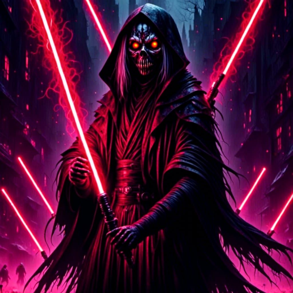 Darth Putrid with Sith Accolytes Behind Him